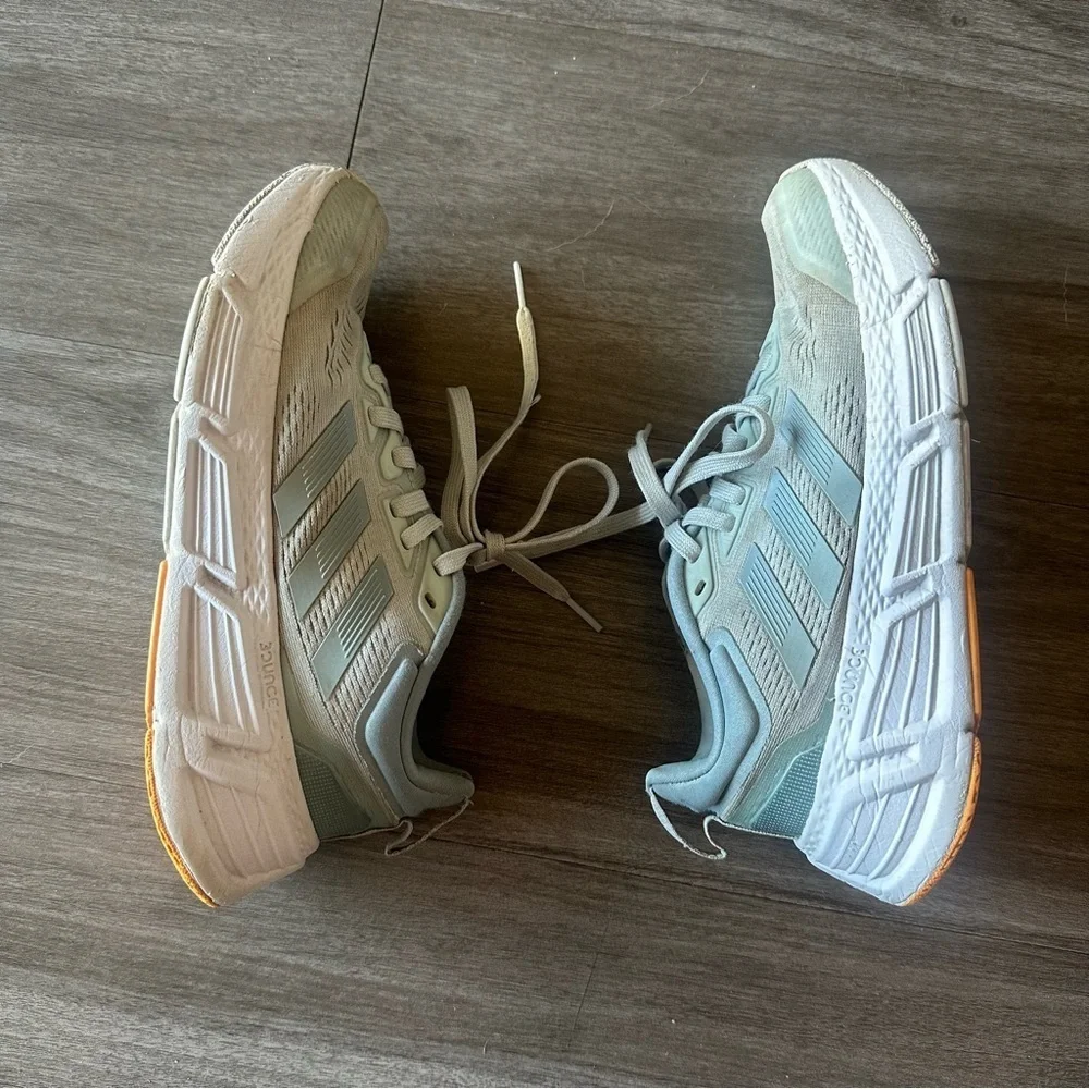 3/$20⚡️ Adidas Questar Performance Ice Blue Running Shoes Bounce Midsole